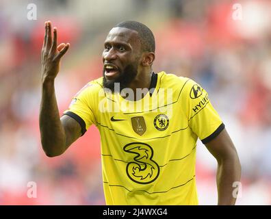 Londres, Royaume-Uni. 17th avril 2022. Jean-Philippe Mateta lors de la demi-finale de la coupe Emirates FA au stade Wembley, Londres. Crédit photo : crédit: Mark pain/Alamy Live News Banque D'Images