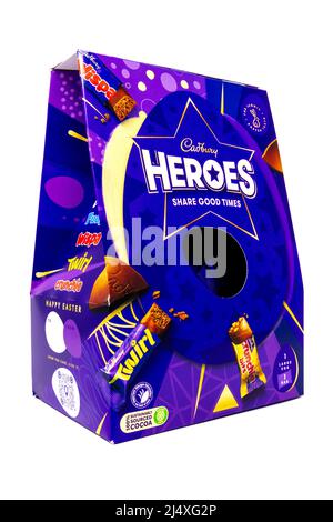 Œuf de Pâques Cadbury Heroes Banque D'Images