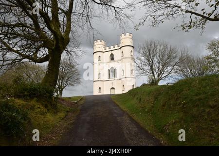 Belvédère de Haldon ou Château Lawrence. Banque D'Images