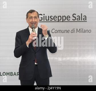 Milan, Italie. 09th avril 2022. Milan, Italie institutions italiennes en photo: Giuseppe Sala Maire de Milan crédit: Agence de photo indépendante/Alamy Live News Banque D'Images