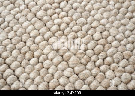 Fibres naturelles fabriquées dans un revêtement de sol. Banque D'Images