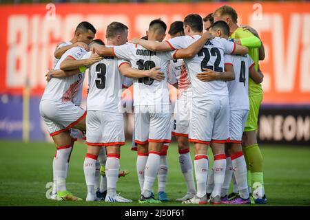 Les joueurs du Melbourne City FC vus lors du match G de l'AFC Champions League 2022 entre le BG Pathum United et le Melbourne City FC au Leo Stadium. (SCORE FINAL : G PATHUM UNITED 1:1 MELBOURNE CITY FC) Banque D'Images