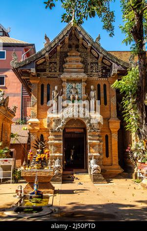 Wat Lok Moli à Chiang Mai en Thaïlande Banque D'Images