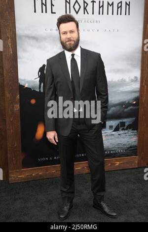 18 avril 2022 - Hollywood, Californie - Taran Killam. Los Angeles première de ''The Northman'' au TCL Chinese Theatre. Banque D'Images