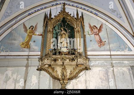 Napoli - Altare Privilegiatum della Chiesa di Santa Luciella Banque D'Images
