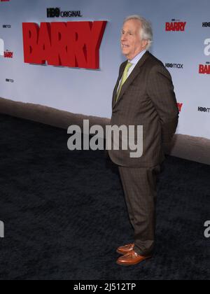 18 avril 2022 - Los Angeles, Californie - Henry Winkler. La première saison 3 de ''Barry'' d'HBO. (Credit image: © Billy Bennight/AdMedia via ZUMA Press Wire) Banque D'Images