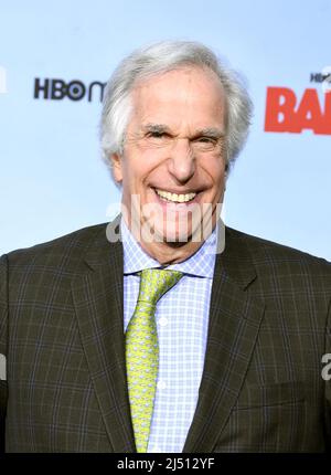 Los Angeles, Californie, États-Unis. 18th avril 2022. L'acteur Henry Winkler participe à la première saison 3 de « Barry » d'HBO au Rolling Greens le 18 avril 2022 à Los Angeles, Californie, États-Unis. Crédit : Barry King/Alay Live News Banque D'Images