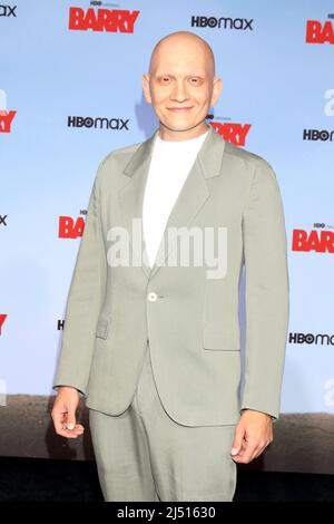 18 avril 2022, Los Angeles, CA, USA: LOS ANGELES - APR 18: Anthony Carrigan à la saison Barry 3 HBO première projection à Rolling Green le 18 avril 2022 à Los Angeles, CA (image de crédit: © Kay Blake/ZUMA Press Wire) Banque D'Images