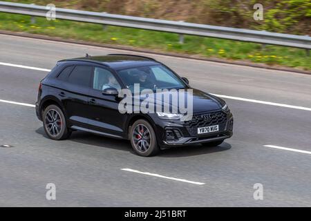 2020 noir Audi Q5 S LN RD1 40Tdi Mhev Quat sa Quattro 24V S Tronic Auto, SUV diesel 1968 Banque D'Images