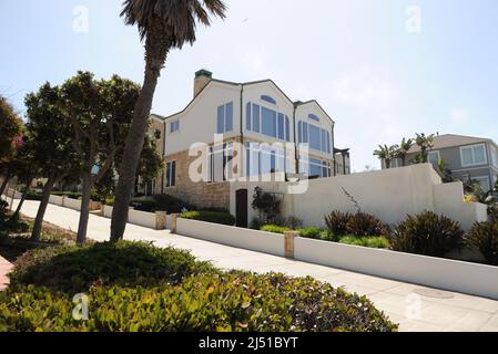 Propriétés résidentielles, Manhattan Beach, Californie, États-Unis Banque D'Images