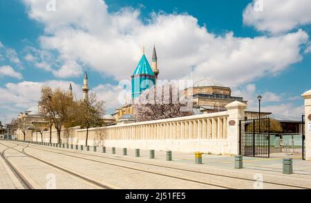 Musée Mevlana et Tombeau Mevlana à Konya Turquie Banque D'Images