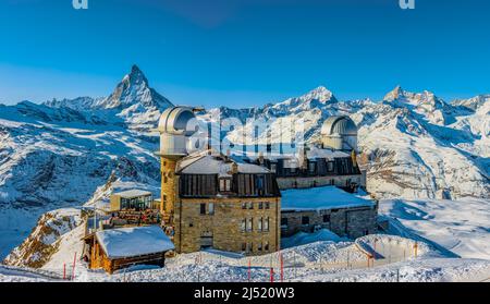 Gornergrat Kulm Hotel Banque D'Images