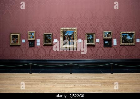 La National Gallery de Londres, Angleterre. Banque D'Images