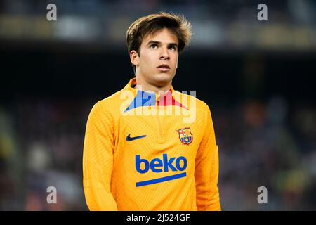 18th avril 2022, Nou Camp, Barcelone, Espagne: La Liga football, FC Barcelone versus Cadix: Banque D'Images