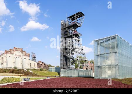 La nouvelle partie de la musée de Silésie à Katowice, Pologne. Banque D'Images