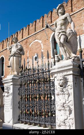 Porta Magna à l'Arsenal Venise Italie Banque D'Images