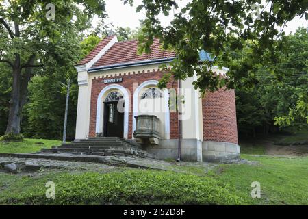 Une chapelle à Kalwaria Zebrzydowska, Pologne. Banque D'Images