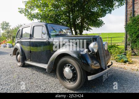 Berline de berline Hillman Minx noire 1938 Banque D'Images