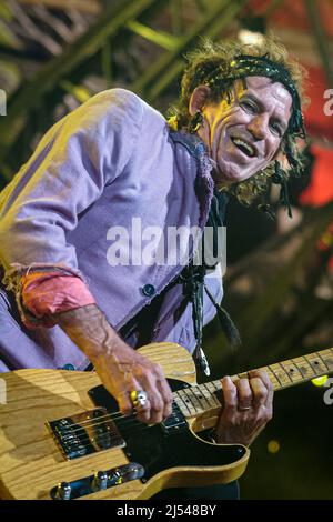 Benidorm, Espagne. 25th septembre 2003. Le groupe anglais Rolling Stones lors de leur concert à Benidorm. Crédit: ABEL F. ROS/Alay Banque D'Images