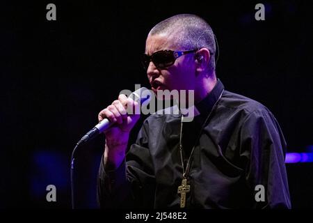 Cartagena, Espagne. 19th juillet 2013. Sinead O'Connor et son groupe à la Mar de Musicas Festival. Crédit: ABEL F. ROS/Alay Banque D'Images