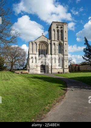 Église du Prieuré de St Mary un bâtiment classé de catégorie I dans Old Malton près de Malton North Yorkshire England Banque D'Images