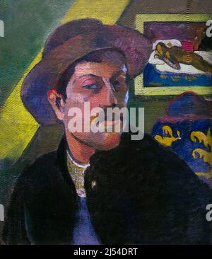 Autoportrait, Portrait de l'artiste, Paul Gauguin, 1893, Musée d'Orsay, Paris, France, Europe Banque D'Images