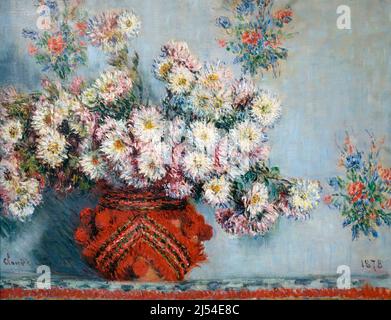 Chrysanthèmes, Claude Monet, 1878, Musée d'Orsay, Paris, France, Europe Banque D'Images