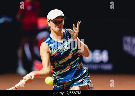 Stuttgart, Allemagne. 20th avril 2022. Lors de son match de 2nd Round Singles du Grand Prix de tennis Porsche 2022 contre à la Porsche Arena de Stuttgart, Allemagne Dan O' Connor/SPP crédit: SPP Sport Press photo. /Alamy Live News Banque D'Images