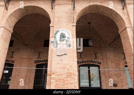 Caldarola, Macerata, Italie 02/02/2019: Zone rouge. ©Andrea Sabbadini Banque D'Images