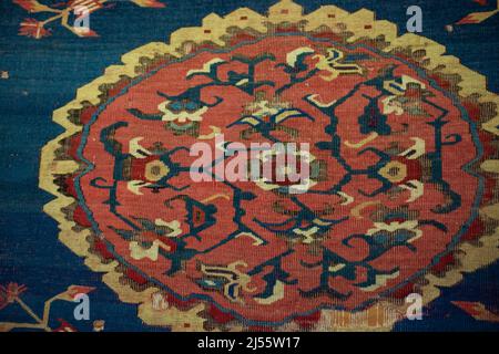 Carpettes artisanales en gros plan Banque D'Images