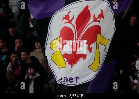 Turin, Italie, le 20 avril 2022, pendant la coupe italienne, Coppa Italia, demi-finale 2nd match de football entre Juventus FC et ACF Fiorentina le 20 avril 2022 au stade Allianz à Turin, Italie - photo Nderim Kacili / DPPI Banque D'Images