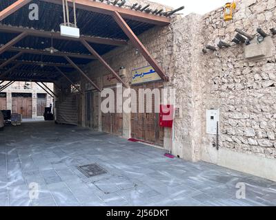 Préparation de la coupe du monde de la FIFA à Souq waqif Doha Banque D'Images