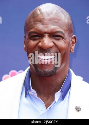 Pasadena, États-Unis. 20th avril 2022. PASADENA, LOS ANGELES, CALIFORNIE, États-Unis - AVRIL 20 : l'acteur américain Terry Crews arrive au tapis rouge de lancement de la saison 17 « America's Got Talent » de la NBC, qui s'est tenu au Pasadena Civic Auditorium le 20 avril 2022 à Pasadena, Los Angeles, Californie, États-Unis. (Photo de Xavier Collin/image Press Agency) Credit: Image Press Agency/Alay Live News Banque D'Images