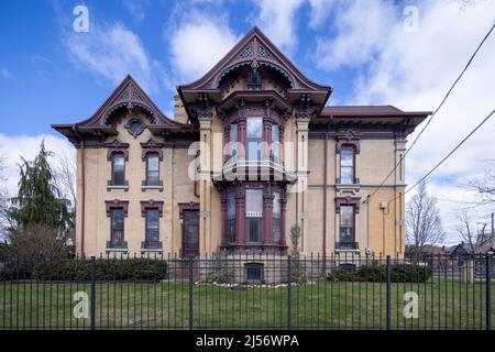 Milner House/Cornwall Building, 1883, Flint, Michigan, États-Unis Banque D'Images