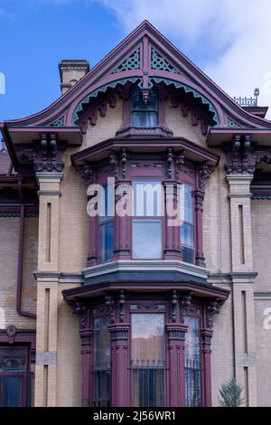 Milner House/Cornwall Building, 1883, Flint, Michigan, États-Unis Banque D'Images