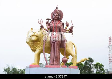 Statue de la déesse hindoue Lakshmi. Banque D'Images