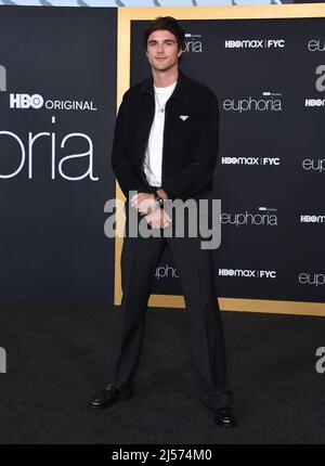 Los Angeles, CA, le 20 avril 2022, Jacob Elordi arrive à l'événement « Euphoria » de Los Angeles FYC qui s'est tenu au Musée de l'Académie à Los Angeles, CA le 20 avril 2022 © OConnor / AFF-USA.com Banque D'Images