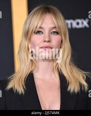 Los Angeles, CA, 20 avril 2022, Sydney Sweeney arrive à l'événement « Euphoria » de Los Angeles FYC qui s'est tenu au Academy Museum de Los Angeles, CA le 20 avril 2022 © OConnor / AFF-USA.com Banque D'Images
