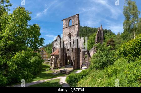 Ruine de Kloster Allerheiligen dans la Forêt Noire, Allemagne Banque D'Images