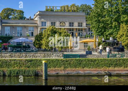 Haus Zenner Restaurant et Beer Garden, Alt-Treptow, Treptow-Koepenick, Berlin, Allemagne Banque D'Images