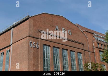 Ancien AEG Works, Voltastrasse, Gesundbrunnen, Mitte, Berlin, Allemagne Banque D'Images