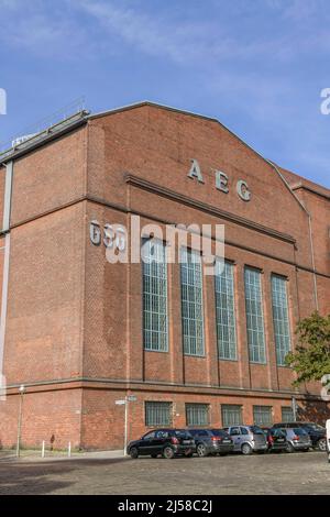Ancien AEG Works, Voltastrasse, Gesundbrunnen, Mitte, Berlin, Allemagne Banque D'Images