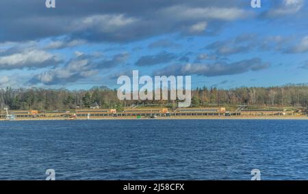 Strandbad Wannsee, Wannsee, Zehlendorf, Berlin, Allemagne Banque D'Images