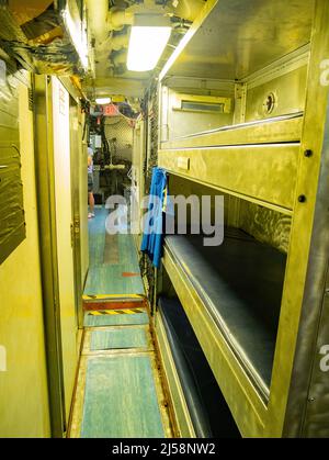 San Diego, AOÛT 2 2014 - vue intérieure du Musée maritime de San Diego Banque D'Images