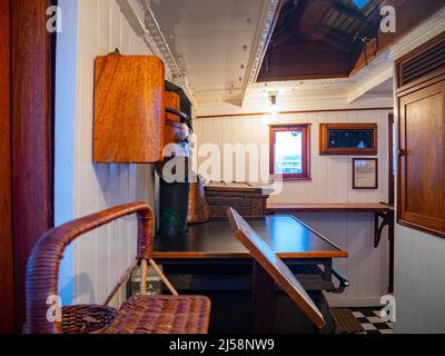 San Diego, AOÛT 2 2014 - vue intérieure du Musée maritime de San Diego Banque D'Images