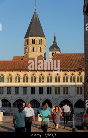 France. Bourgogne. Saône-et-Loire (71) l'abbaye cistercienne de Cluny Banque D'Images