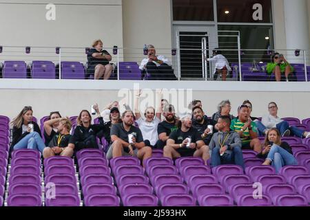 Orlando, FL : les fans de Tampa Bay sont venus assister à la troisième manche du match de football de la Lamar Hunt U.S Cup contre la ville d'Orlando, Wedne Banque D'Images