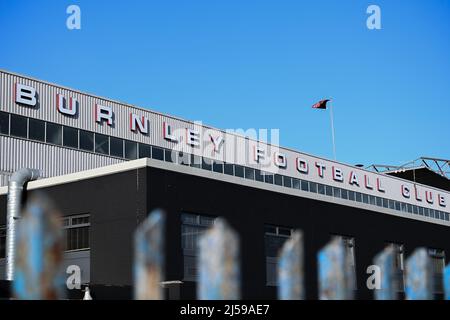 Vue générale de Turf Moor avant le montage de la Premier League de ce soir, Burnley v Southampton Banque D'Images