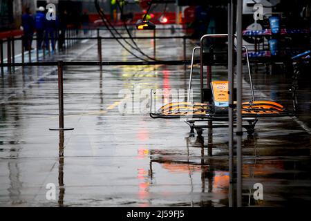 Imola, Italie. 21st avril 2022. McLaren MCL36 aile avant, Grand Prix d'Emilia Romagna F1 à Autodromo Enzo e Dino Ferrari le 21 avril 2022 à Imola, Italie. (Photo par HIGH TWO) Credit: dpa/Alay Live News Banque D'Images