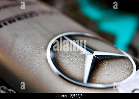 Imola, Italie. 21st avril 2022. Mercedes-AMG F1 W13 E Performance, Grand Prix d'Emilia Romagna F1 à Autodromo Enzo e Dino Ferrari le 21 avril 2022 à Imola, Italie. (Photo par HIGH TWO) Credit: dpa/Alay Live News Banque D'Images